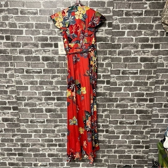 ALEXIS Janna Floral Wrap Dress red - Picture 11 of 14